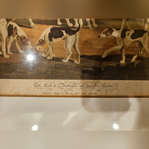 1937 Vintage Numbered Print in Original Frame - Picture 4 of 9